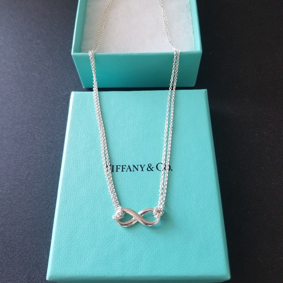 Tiffany Double Chain Infinity Necklace